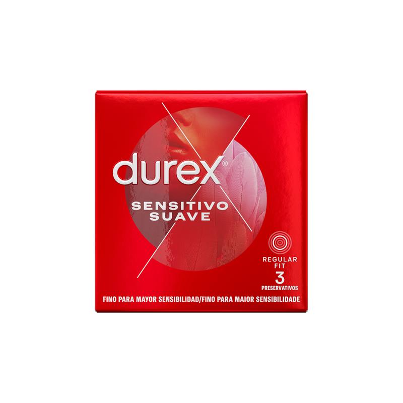 DUREX - PRESERVATIVOS SENSITIVO 3 UNIDADES
