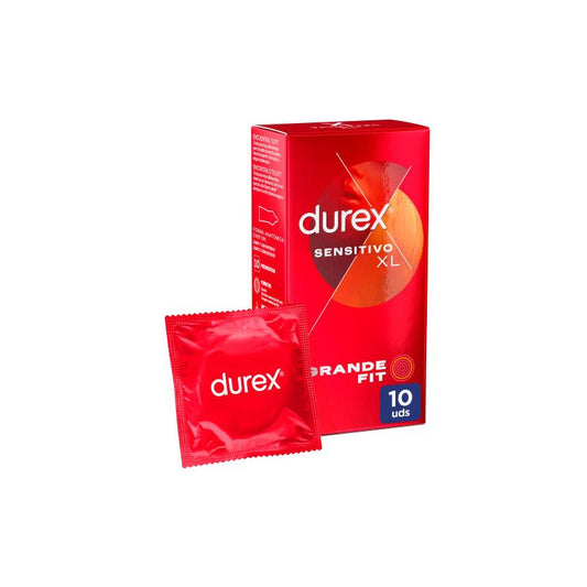 DUREX - PRESERVATIVOS SENSITIVO XL 10 UNIDADES