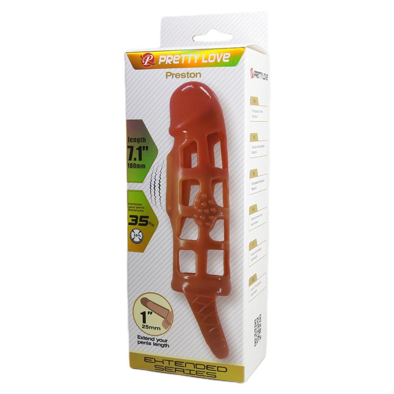 PRETTYLOVE - PRESTON FUNDA PARA EL PENE CON VIBRACIÓN