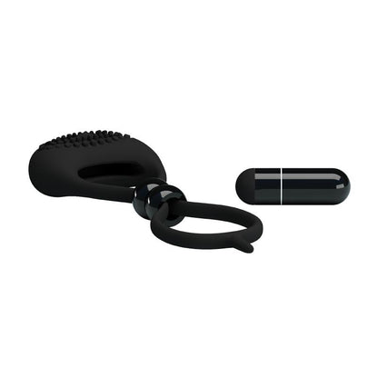PRETTYLOVE - PRETTY LOVE ANILLO VIBRADOR LOCKER COLOR NEGRO
