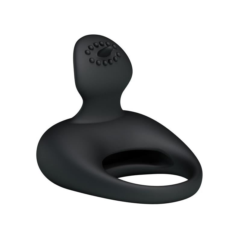 PRETTY LOVE - ANILLO VIBRADOR TONGUO NEGRO