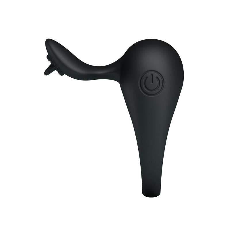 PRETTYLOVE - PRETTY LOVE ANILLO VIBRADOR TONGUO NEGRO