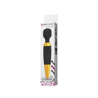 PRETTYLOVE - PRETTY LOVE MASAJEADOR POWER WAND NEGRO Y DORADO