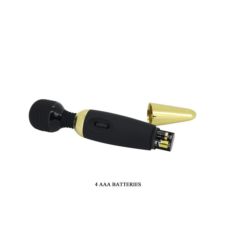 PRETTYLOVE - PRETTY LOVE MASAJEADOR POWER WAND NEGRO Y DORADO