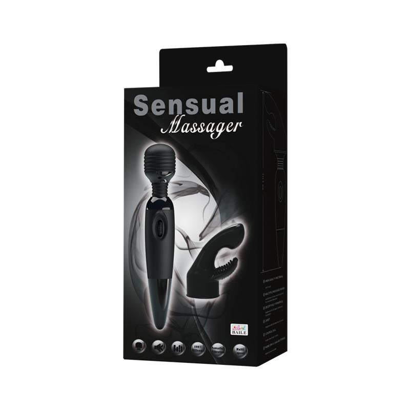 BAILE - SENSUAL MASAJEADOR CON CABEZAL INTERCAMBIABLE