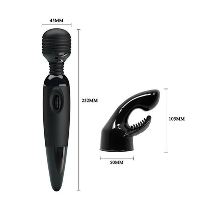 BAILE - PRETTY LOVE MASAJEADOR SENSUAL MASSAGER NEGRO