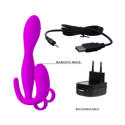 PRETTYLOVE - PRETTY LOVE PLUG ANAL FLOWERY COLOR PÚRPURA
