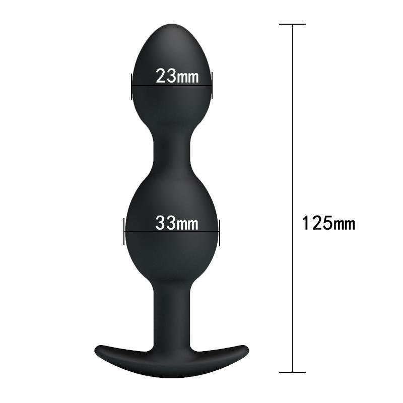 PRETTYLOVE - PRETTY LOVE PLUG ANAL PESADO COLOR NEGRO
