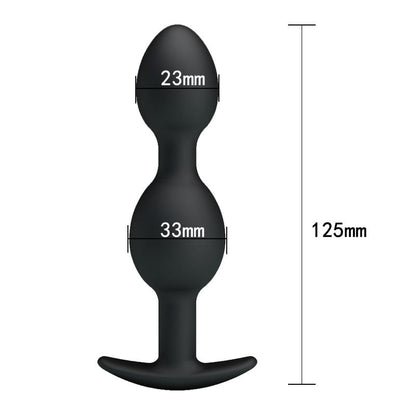 PRETTYLOVE - PRETTY LOVE PLUG ANAL PESADO COLOR NEGRO