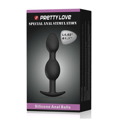 PRETTYLOVE - PRETTY LOVE PLUG ANAL PESADO COLOR NEGRO