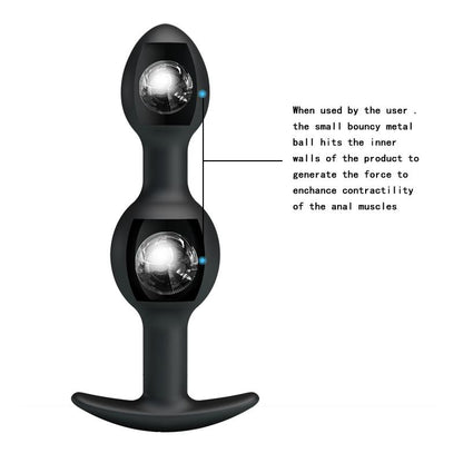 PRETTYLOVE - PRETTY LOVE PLUG ANAL PESADO COLOR NEGRO
