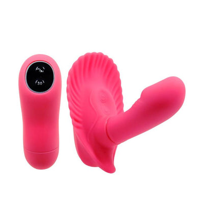 PRETTYLOVE - PRETTY LOVE VIBRADOR A CONTROL REMOTO FANCY CLAMSHELL COLOR ROSA