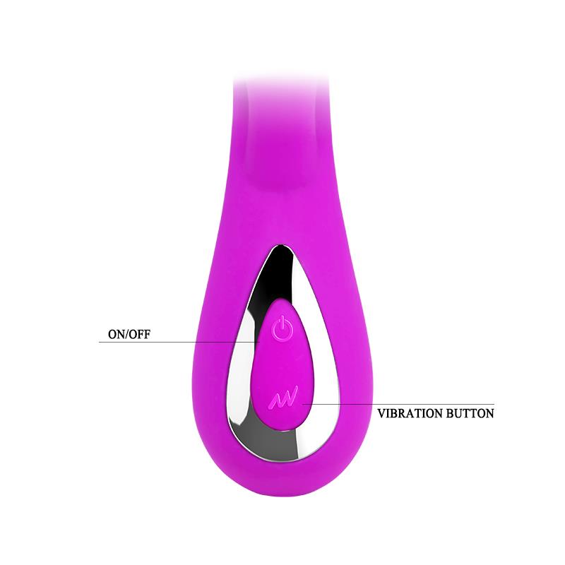 PRETTYLOVE - PRETTY LOVE VIBRADOR IMPLUSE COLOR PÚRPURA CL25
