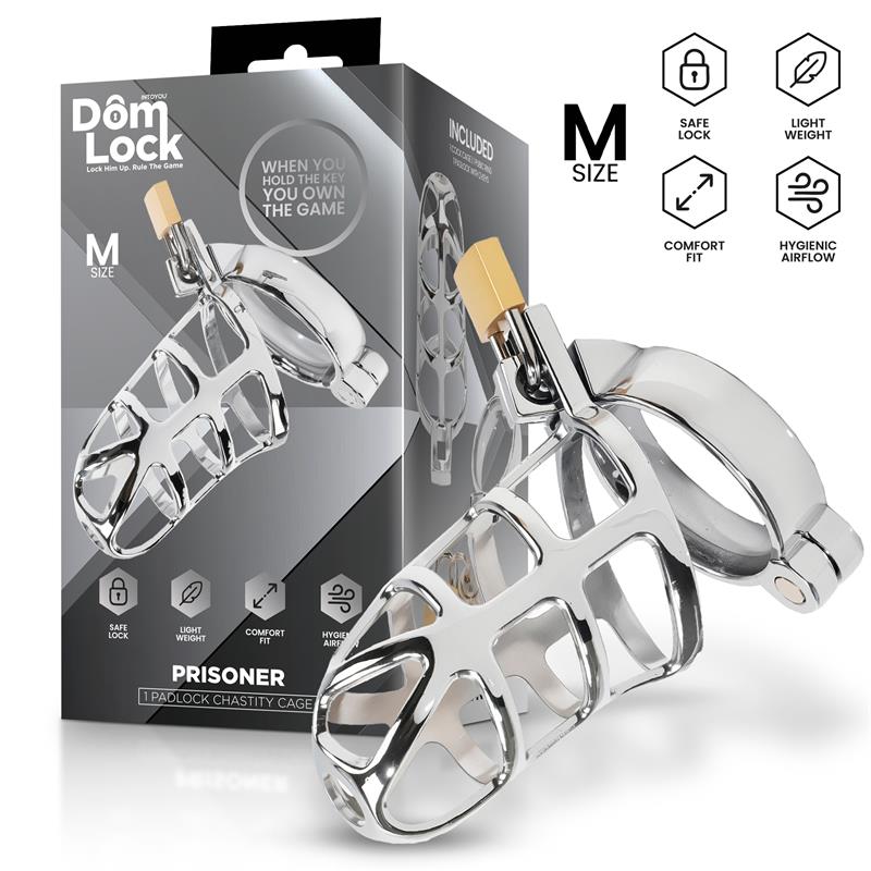 DOMLOCK - PRISONER JAULA PARA EL PENE TALLA M
