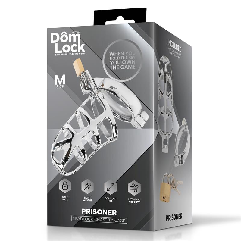 DOMLOCK - PRISONER JAULA PARA EL PENE TALLA M