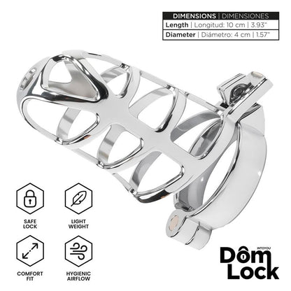 DOMLOCK - PRISONER JAULA PARA EL PENE TALLA S