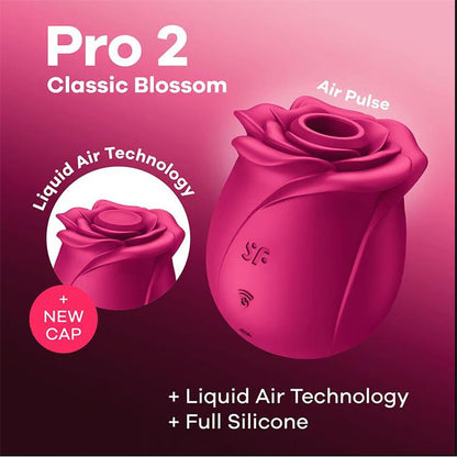 SATISFYER - PRO 2 CLASSIC BLOSSOM SUCCIONADOR