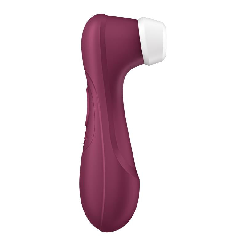 SATISFYER - PRO 2 GEN 3 LIQUID AIR TECHNOLOGY SUCCIÓN Y VIBRACIÓN APP CONNECT WINE RED - ROJO VINO