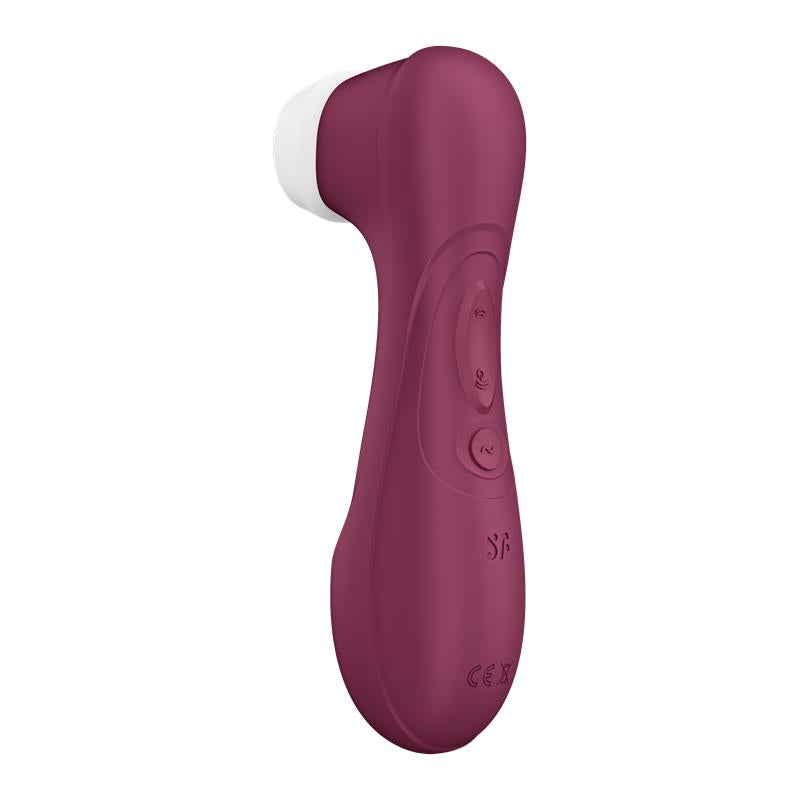 SATISFYER - PRO 2 GEN 3 LIQUID AIR TECHNOLOGY SUCCIÓN Y VIBRACIÓN APP CONNECT WINE RED - ROJO VINO