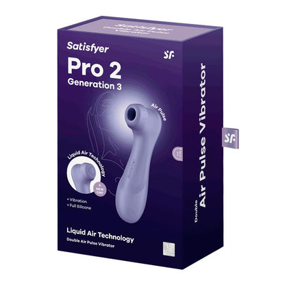 SATISFYER - PRO 2 GEN 3 LIQUID AIR TECHNOLOGY SUCCIÓN Y VIBRACIÓN LILAC
