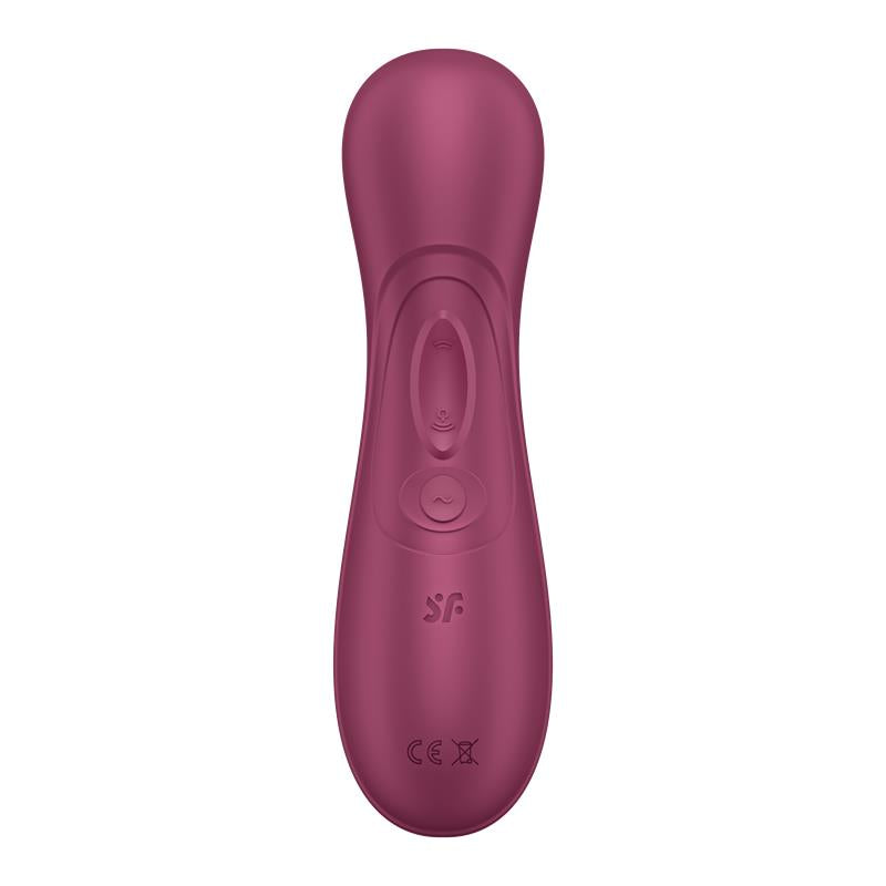 SATISFYER - PRO 2 GEN 3 LIQUID AIR TECHNOLOGY SUCCIÓN Y VIBRACIÓN WINE RED - ROJO VINO