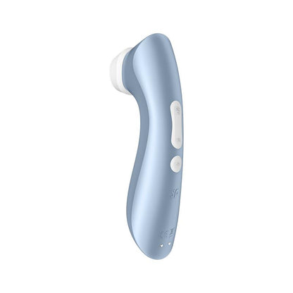 SATISFYER - PRO 2+ SUCCIONADOR CON VIBRACIÓN AZUL