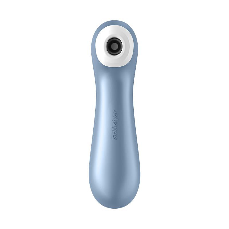 SATISFYER - PRO 2+ SUCCIONADOR CON VIBRACIÓN AZUL