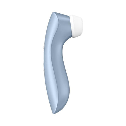 SATISFYER - PRO 2+ SUCCIONADOR CON VIBRACIÓN AZUL