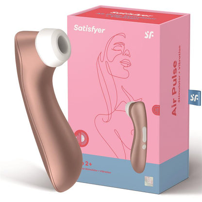 SATISFYER - PRO 2+ SUCCIONADOR CON VIBRACIÓN ROSE GOLD