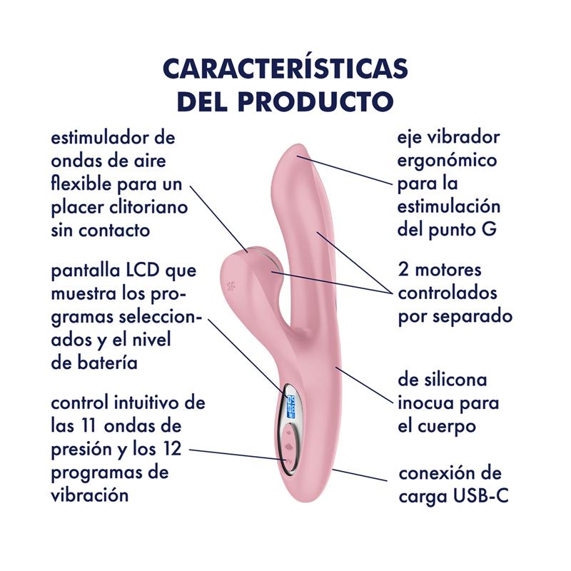 SATISFYER - PRO+ G-SPOT GENERATION 2 ROSE