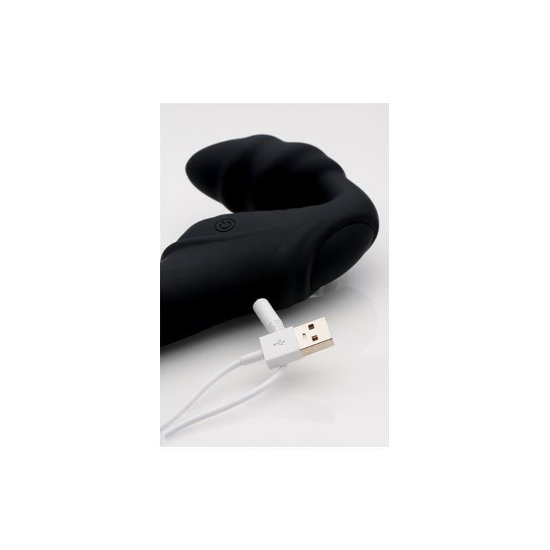 STRAP U - PRO RIDER VIBRADOR DOBLE CONTROL REMOTO NEGRO