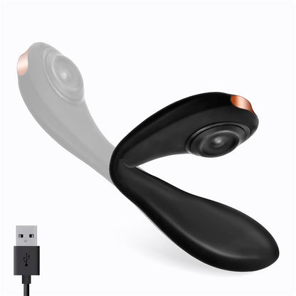 TARDENOCHE - PULSAR VIBRADOR CON PULSACIÓN Y ESQUELETO ARTICULADO SILICONA USB
