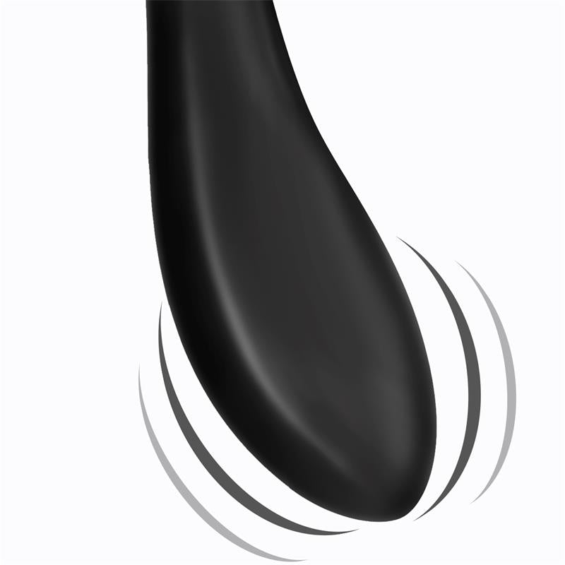 TARDENOCHE - PULSAR VIBRADOR CON PULSACIÓN Y ESQUELETO ARTICULADO SILICONA USB