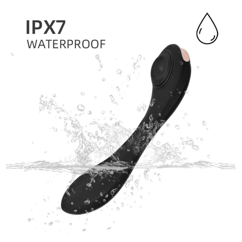 TARDENOCHE - PULSAR VIBRADOR CON PULSACIÓN Y ESQUELETO ARTICULADO SILICONA USB