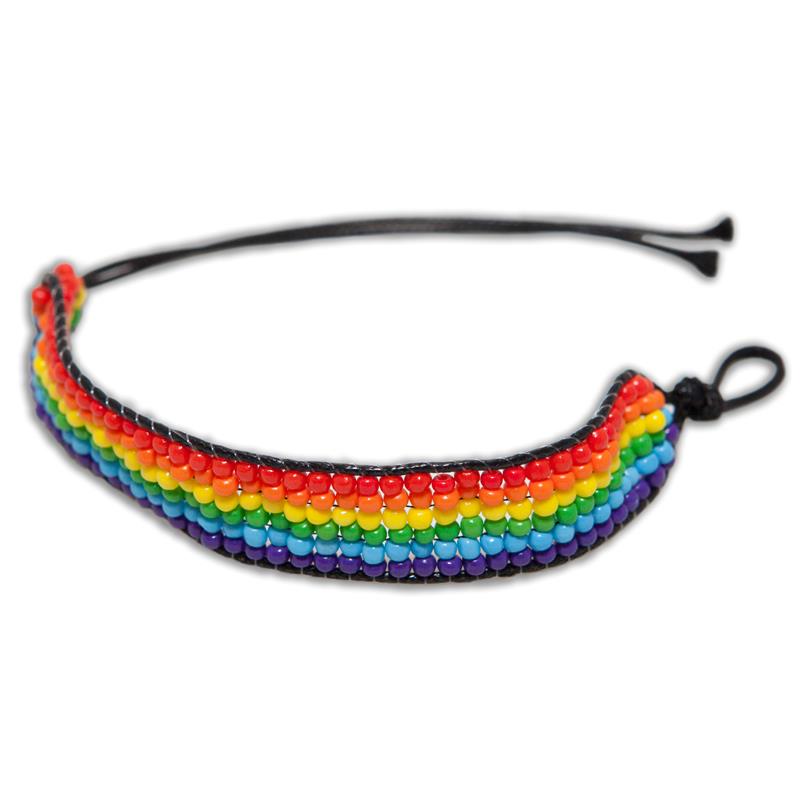 DIVERTY SEX - PULSERA DE BOLITAS BANDERA LGBT+