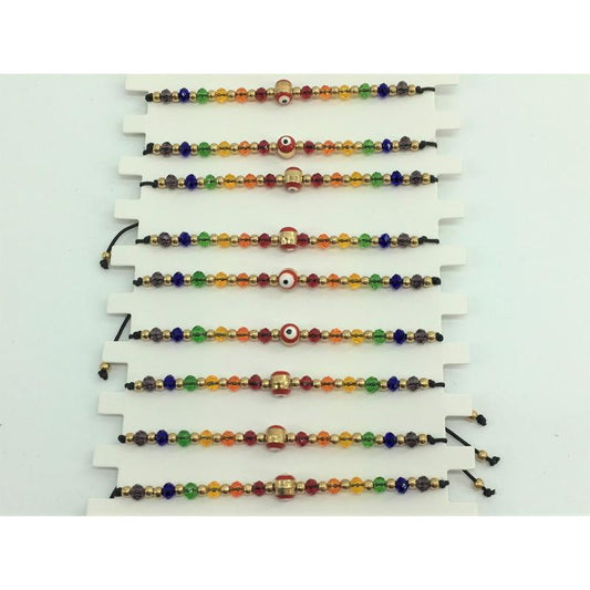 DIVERTY SEX - PULSERA PEQUEÑA OJO TURCO BANDERA LGBT+