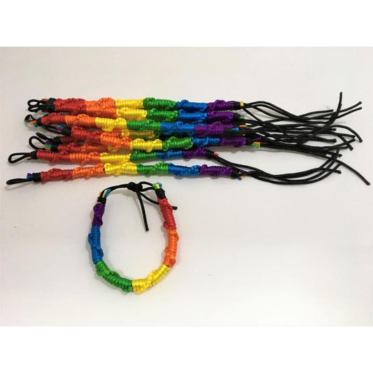 DIVERTY SEX - PULSERA/TRENZA CON BANDERA LGBT+