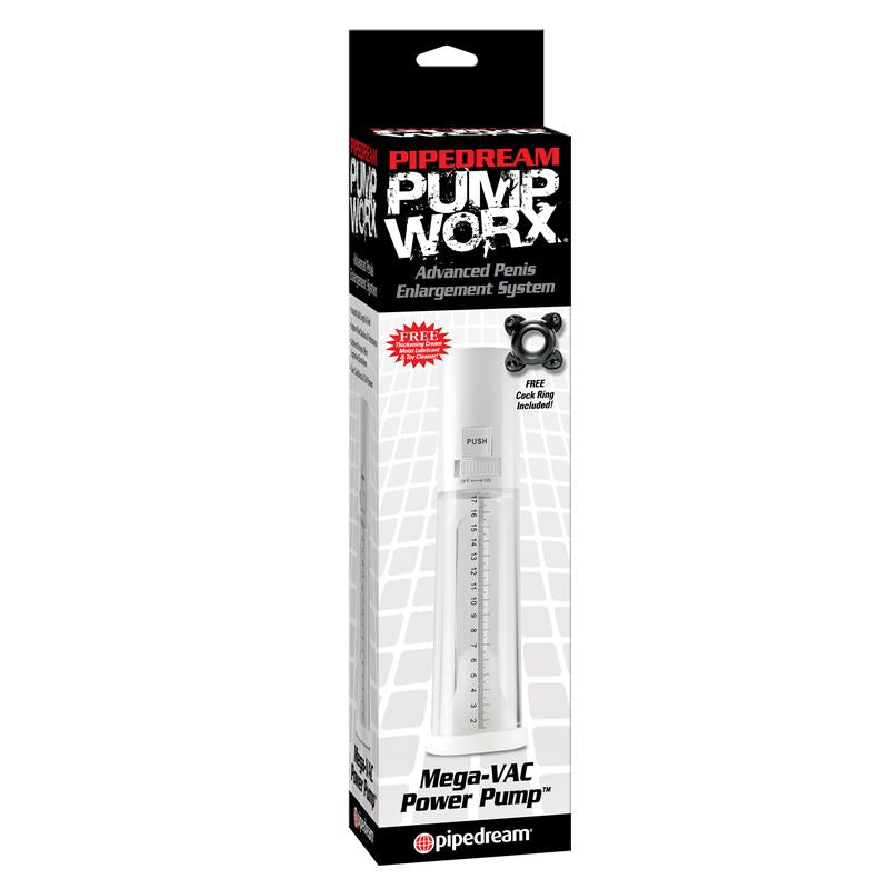 PUMPWORX - PUMP WORX SUCCIONADOR MEGA-VAC COLOR BLANCO