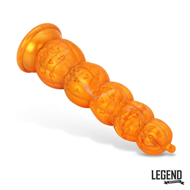 LEGEND - PUMPKRON DILDO DE CALAZABAS SILICONA LÍQUIDA 19,7 CM