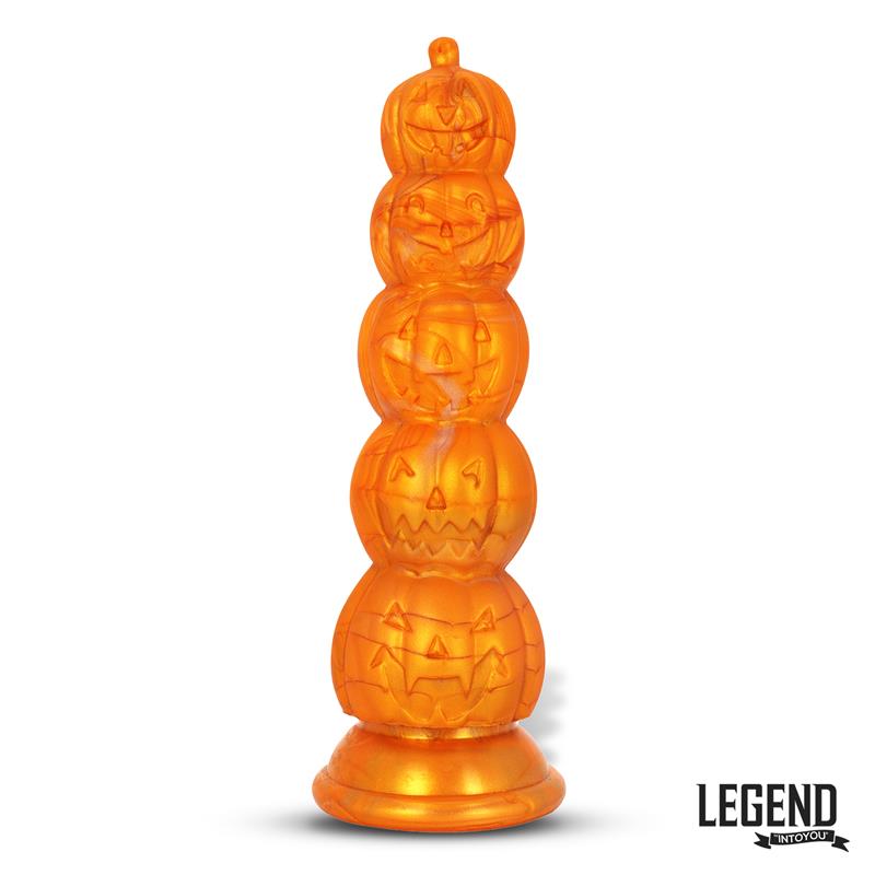 LEGEND - PUMPKRON DILDO DE CALAZABAS SILICONA LÍQUIDA 19,7 CM