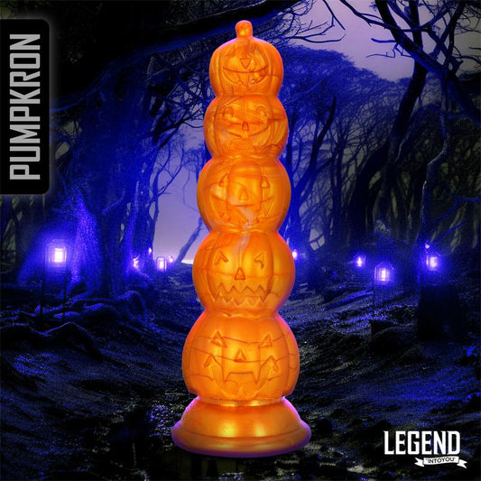 LEGEND - PUMPKRON DILDO DE CALAZABAS SILICONA LÍQUIDA 19,7 CM