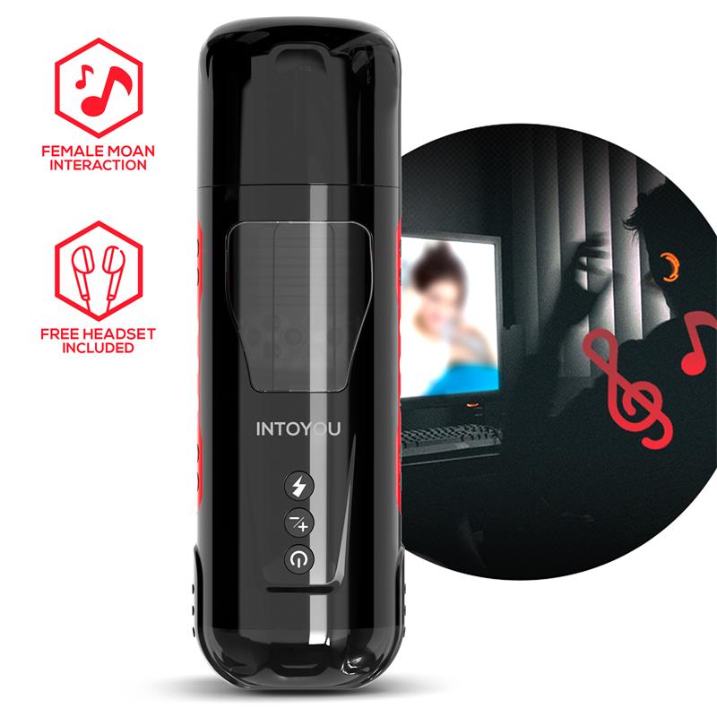 INTOYOU - PYRO MASTURBADOR ADVANCED CON THRUSTING, ROTACIÓN Y GEMIDOS