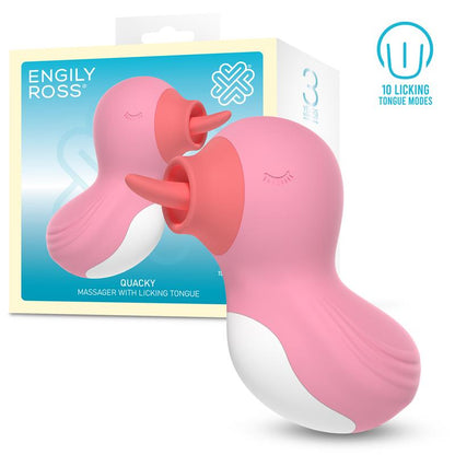 ENGILY ROSS - QUACKY MASAJEADOR CON LENGUA LICKING