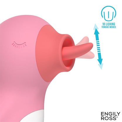 ENGILY ROSS - QUACKY MASAJEADOR CON LENGUA LICKING