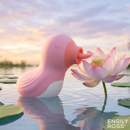 ENGILY ROSS - QUACKY MASAJEADOR CON LENGUA LICKING
