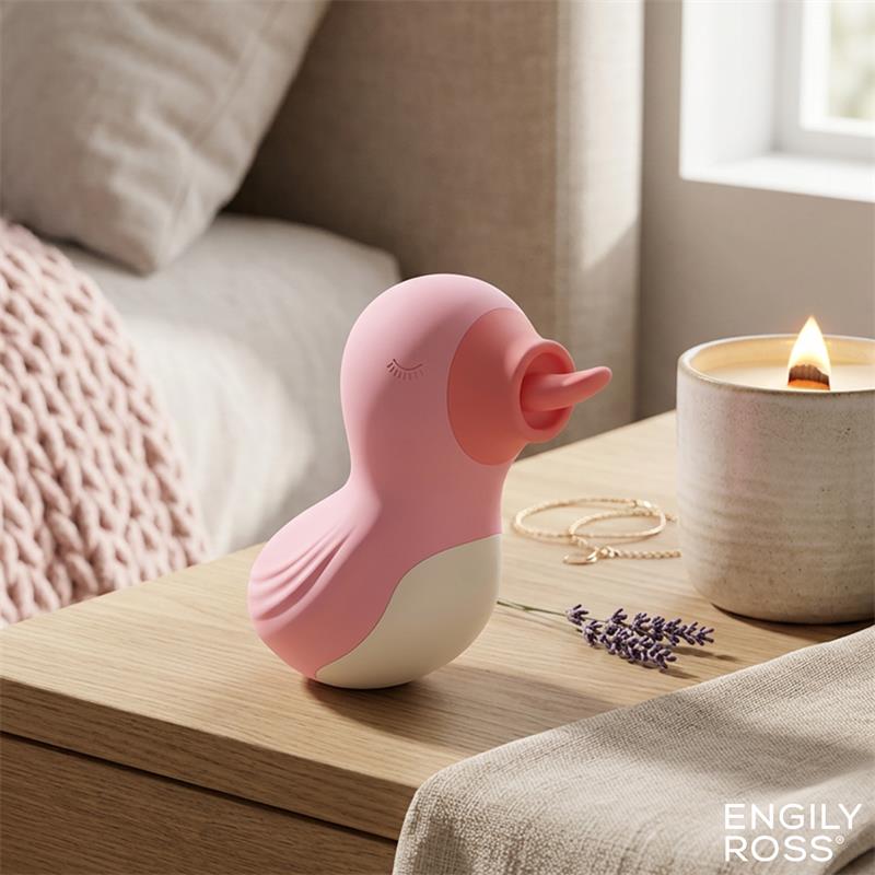 ENGILY ROSS - QUACKY MASAJEADOR CON LENGUA LICKING