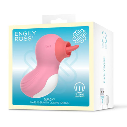 ENGILY ROSS - QUACKY MASAJEADOR CON LENGUA LICKING