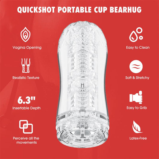 CHISA - QUICKSHOT PORTABLE CUP BEARHUG MASTURBADOR