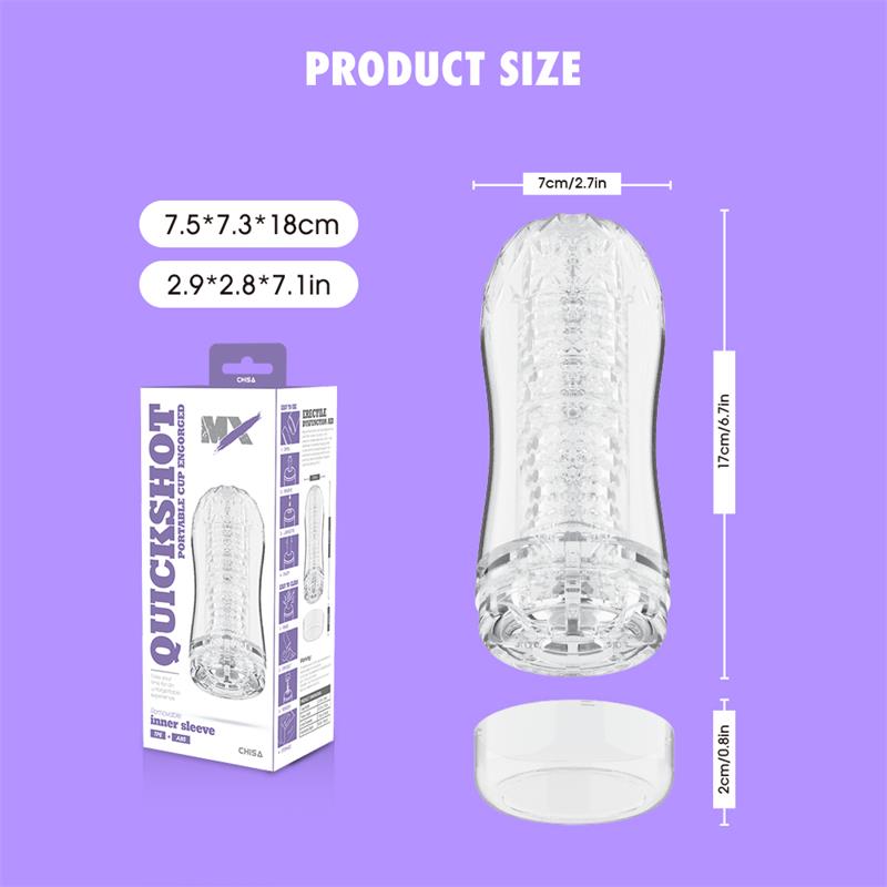 CHISA - QUICKSHOT PORTABLE CUP ENGORGED MASTURBADOR