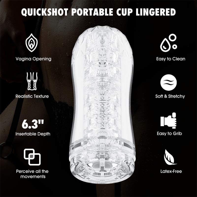 CHISA - QUICKSHOT PORTABLE CUP LINGERED MASTURBADOR